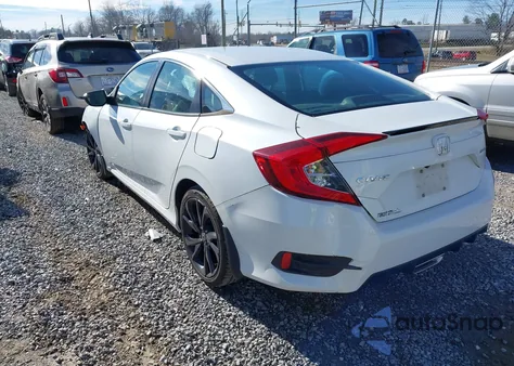 2019 Honda Civic Sport from USA, damaged, VIN 19XFC2F82KE002529